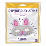 Masque en feutrine kit Lapin