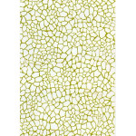 Feuille Décopatch - Effet mosaïque blanc et or - 30 x 40 cm
