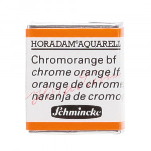 Peinture aquarelle Horadam demi-godet extra-fine - 214 - Orange de chrome