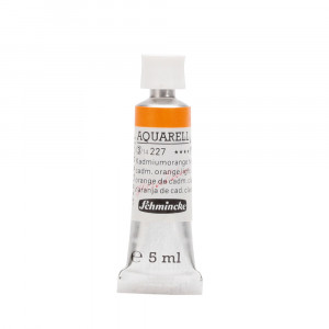 Peinture aquarelle Horadam 5 ml extra-fine - 227 - Orange de cadmium clair