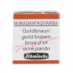 Peinture aquarelle Horadam demi-godet extra-fine - 654 - Brun d'or