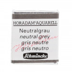 Peinture aquarelle Horadam demi-godet extra-fine - 785 - Gris neutre