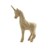 Objet en papier mâché petite licorne