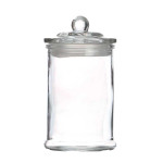 Bonbonnière en verre 14,5 x Ø 8 cm