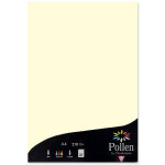 Papier faire part Pollen A4 210g par 25 couleurs variées - Ivoire