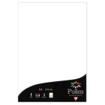 Papier faire part Pollen A4 210g par 25 couleurs variées - Blanc