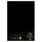 Papier faire part Pollen A4 210g par 25 couleurs variées - Noir