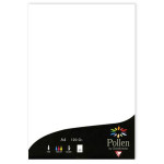 Feuille faire part Pollen 120g 210 x 297mm par 50 - Blanc