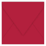Enveloppe faire part Pollen 120g 165 x 165mm par 20 - Rouge Groseille