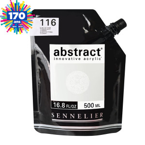 Peinture acrylique fine Abstract 500 ml - 543 - Jaune cadmium foncé imit.