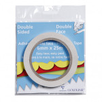 Adhésif double face transparent Goldline Rouleau 6 mm x 25 m