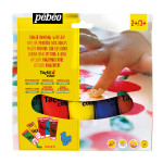 Peinture enfant - Je peins avec les doigts 5 x 80 ml