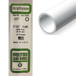 Tube rond en plastique 350 x 5,5 mm Ø Int 4,1 mm - 3 pcs