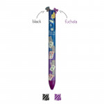 Stylo-bille double couleur Click&Clack Alice in Wonderland