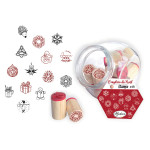 Tampon Comptoir de noël 14 pcs