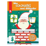 Bloc de coloriages de noël contours épais