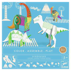 COLOR. ASSEMB.. PLAY DINOSAURES