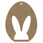 Support en médium uf Lapin 7,9 x 10