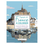 Livre de coloriage Paysages de France à colorier - Larousse