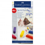 Boîte de 24 demi-pastel tendre carrés d'étude Creative Studio